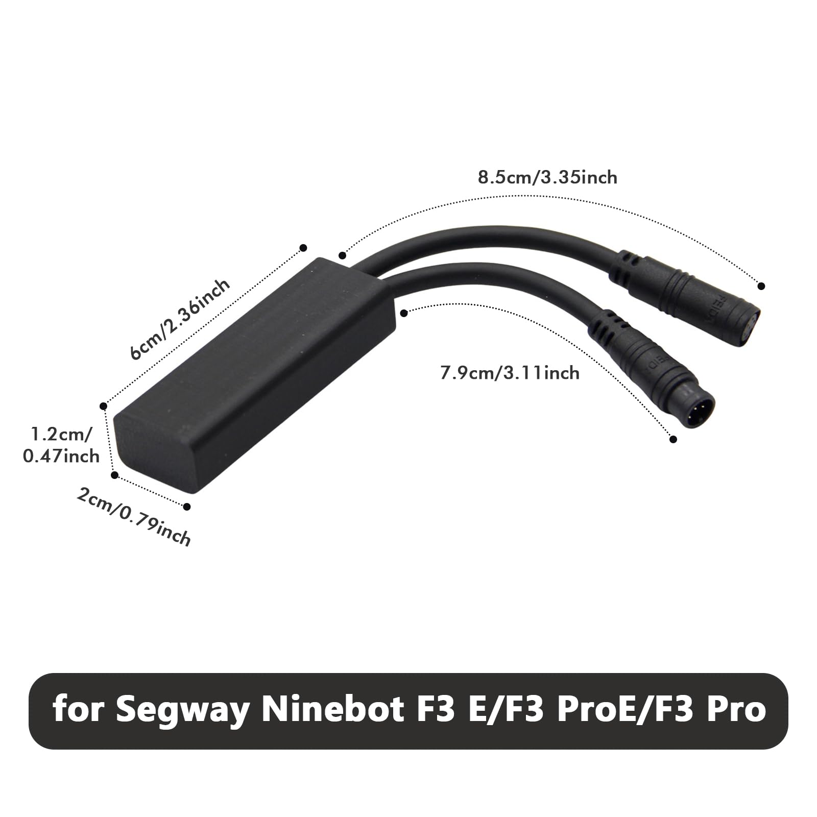 New Tuning Chip Unlock Cable for Segway Ninebot F3 E/F3 ProE/F3 Pro, Performance Upgrade Travd 35 km/Helling Spee, cavo di rilascio della velocità senza carico personalizzato, interruttore rapido