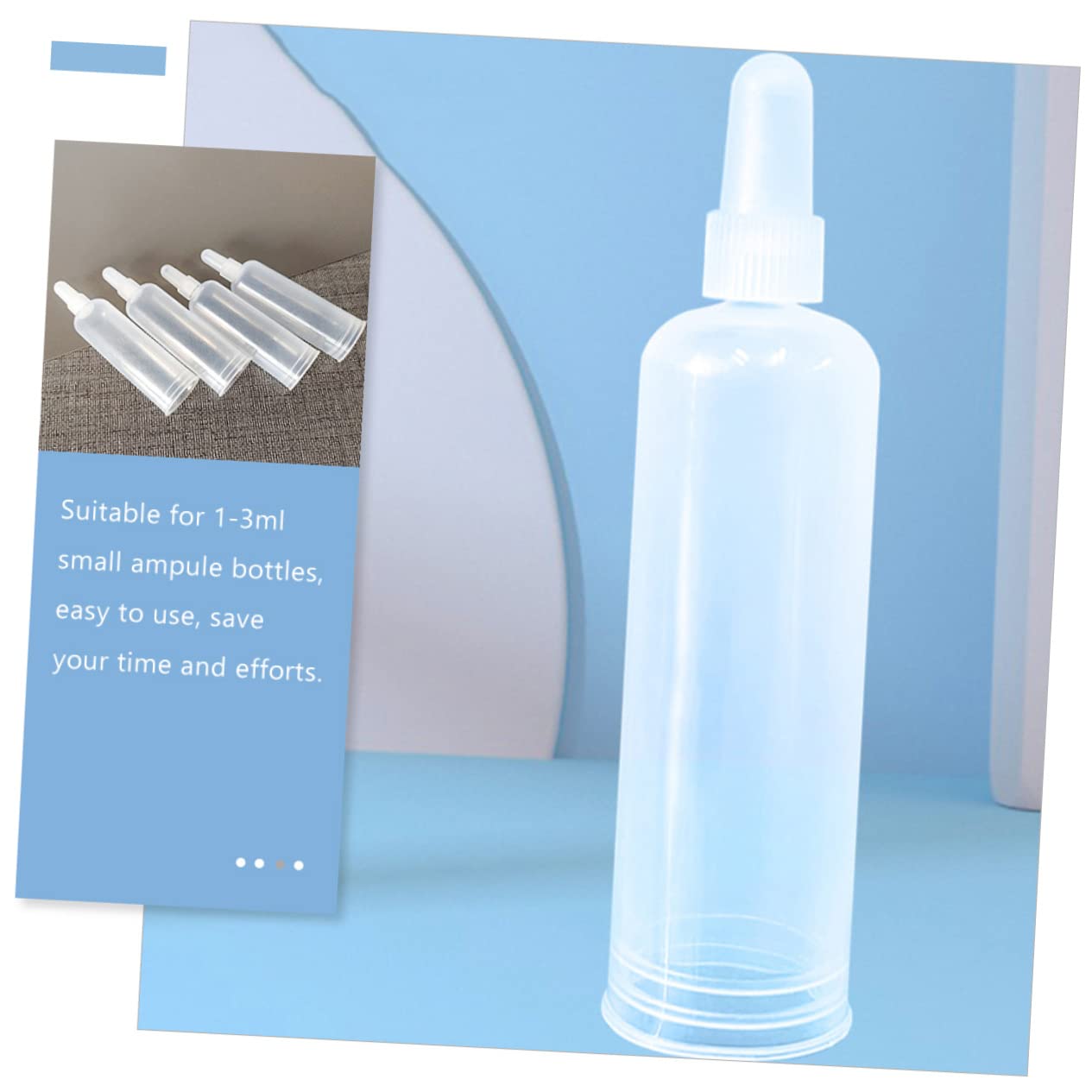 NOLITOY 200 Pcs Set Mini Ampule Tips Ampule Tips for Finger Protection Bottle Tips 1ml Ampule Tip Replacement Dispensing Tips Mini Dispensing Tips Ampule Tips Bulk