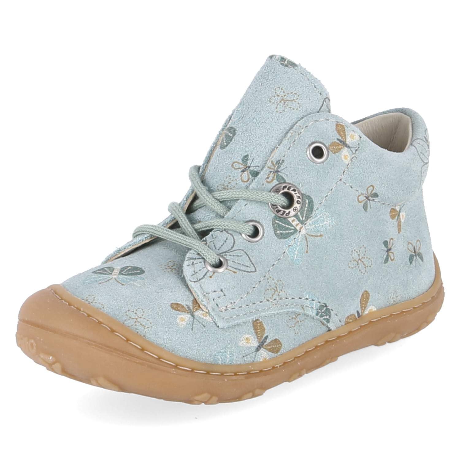 PEPINO 50 1200502/111 Unisex buty do nauki chodzenia, skóra zamszowa w kolorze białym - rozm. 20, Niebieski kombi., 20 EU