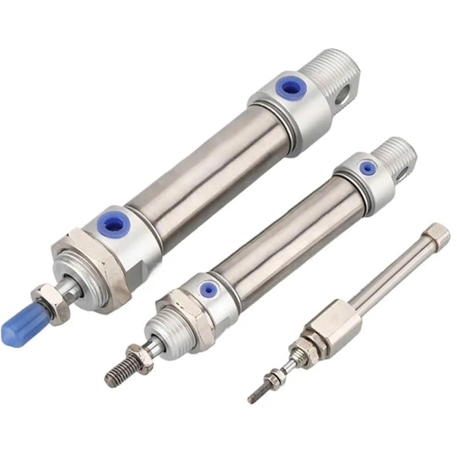 1 vérin pneumatique MA32 en acier inoxydable – Alésage 32 mm, course 25 à 500 mm, double/simple effet(MA32-100-S-CA)