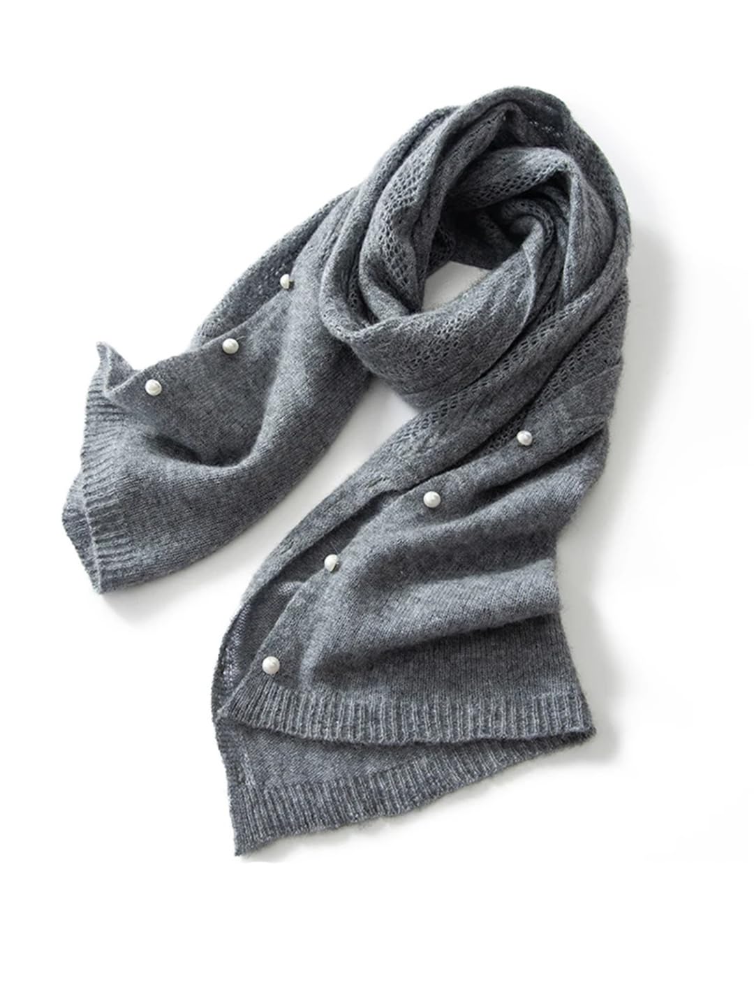 Otoño Invierno Mujeres Cachemira Chal Bufanda Al Aire Libre Cálido Tejido Jacquard Bufanda Envoltura Femenina 150 * 60