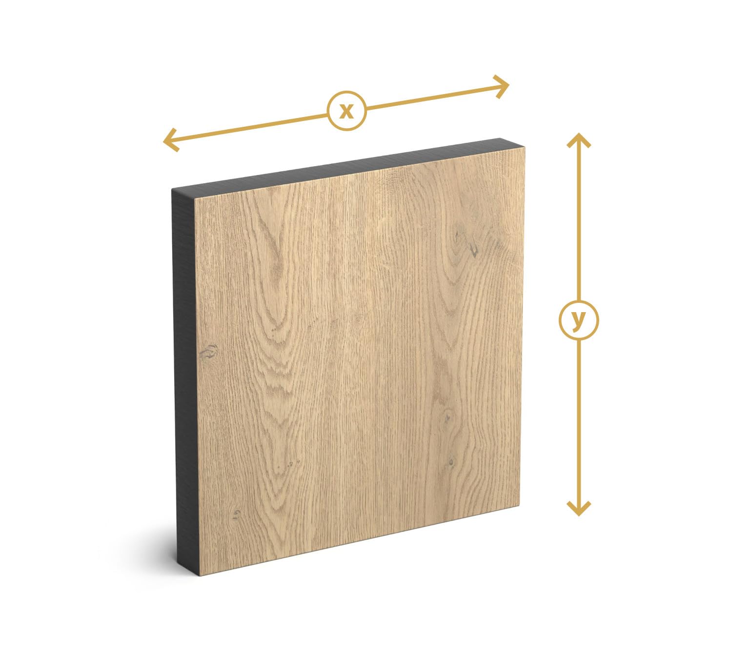 Placas HPL 160 x 10 cm – 12 mm de grosor (Torro Oak), duraderas, sólidas, resistentes a la humedad, placas de núcleo sólido, encimera de baño, encimera