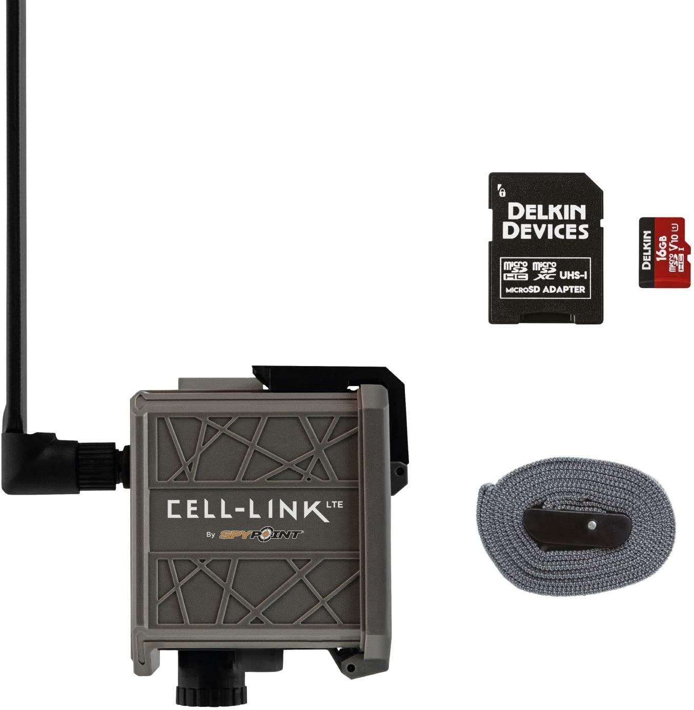 SPYPOINT Universal Cellular Trail Cameras Outdoor Adapter Motion Sensor with 16g Delkin Micro