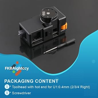 Snapmaker U1 3Dプリンター用ツールヘッド 2/3/4 右スロット 交換用