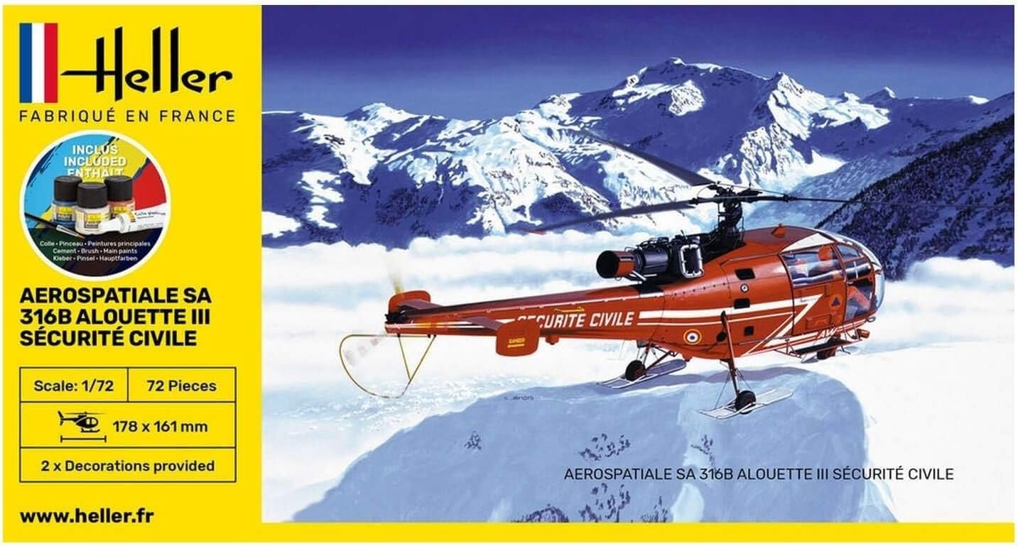 Heller Alouette III Securite Civile