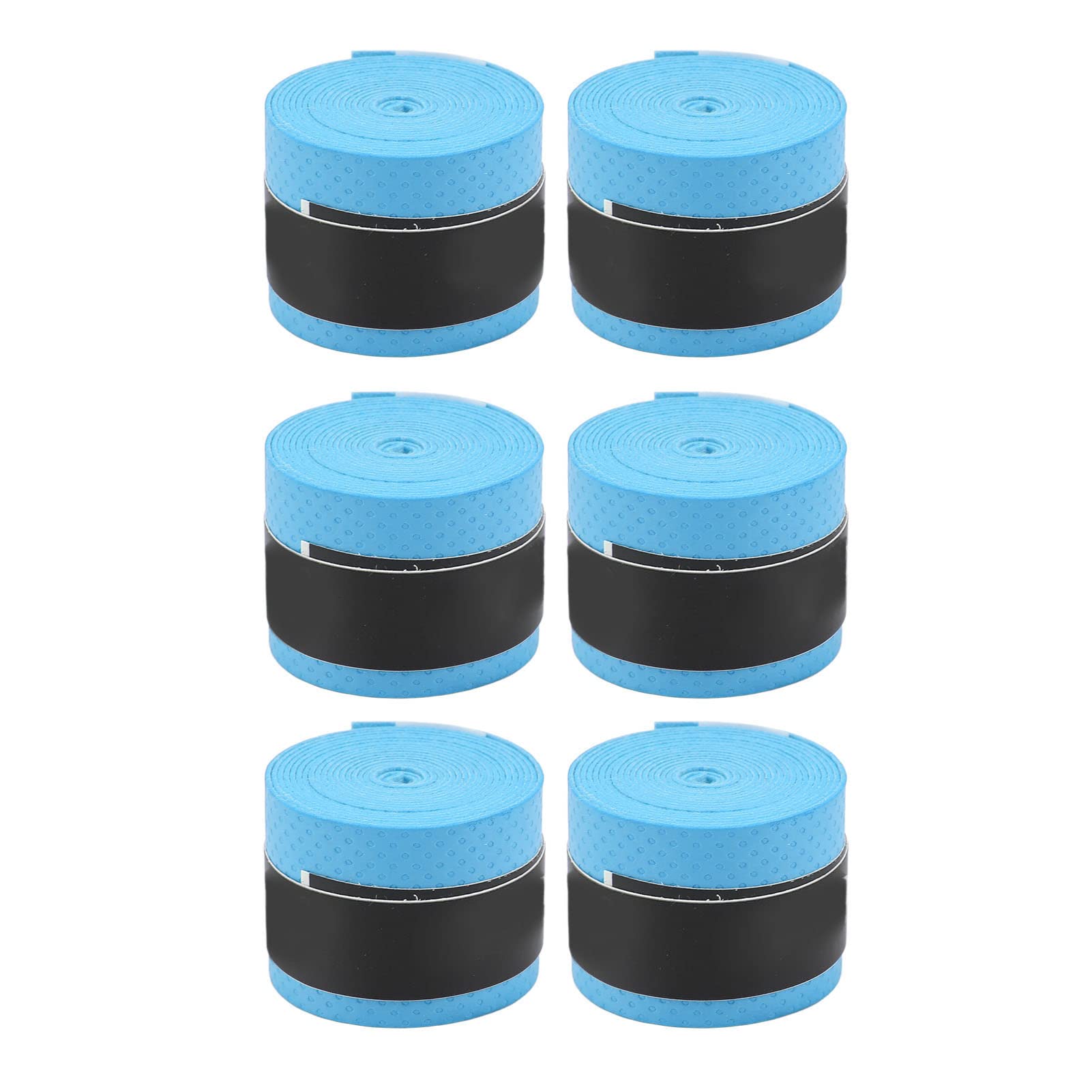 Impugnature for racchetta, 6 pezzi Nastro for impugnatura for racchetta da tennis for racchetta da badminton, rubinetto for overgrip, rivestimento sostitutivo del sudore antiscivolo e super assorbente
