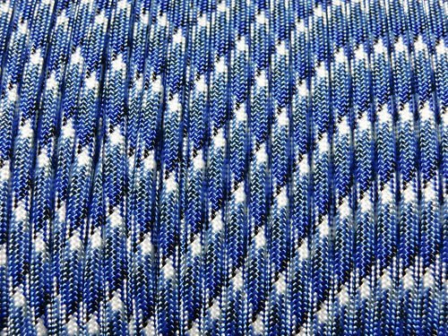 Paracord Planet Blue CAMO Military Grade 550 Paracord 100 Feet