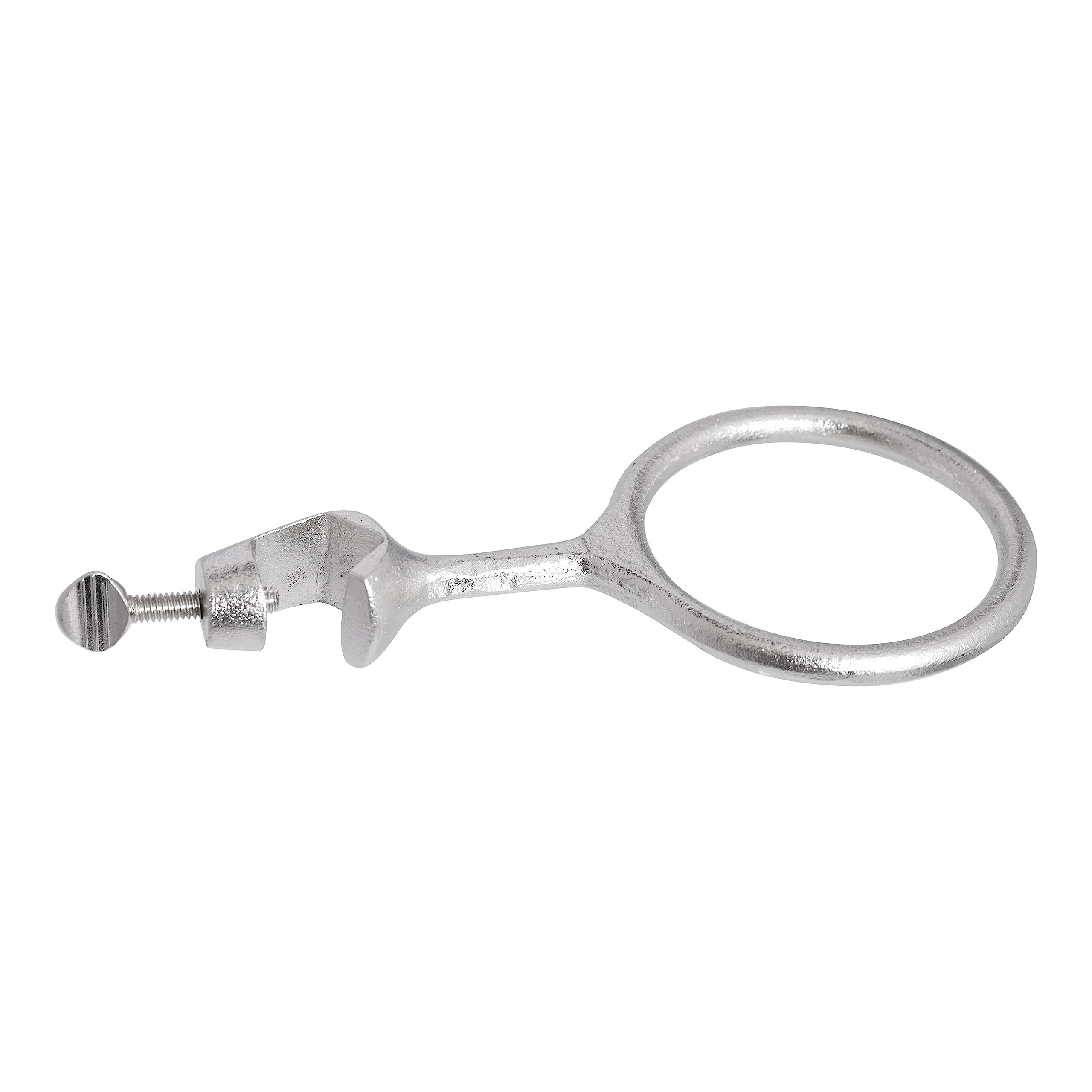 Collier de serrage à anneau fermé Eisco Labs avec noix de serrage pour montage de laboratoire