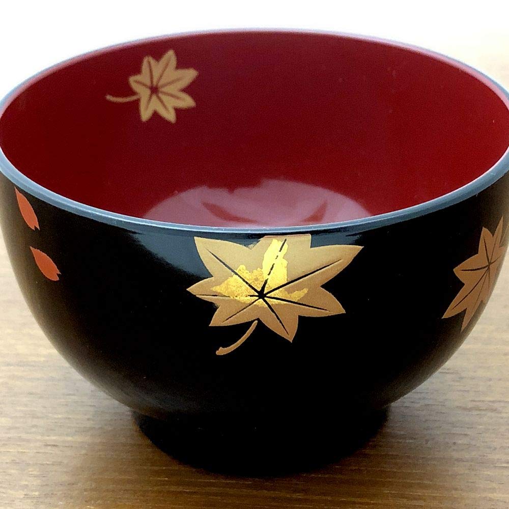 Amazon.co.jp: 汁椀 金紅葉（きんもみじ） 【汁椀】【お椀】【スープ