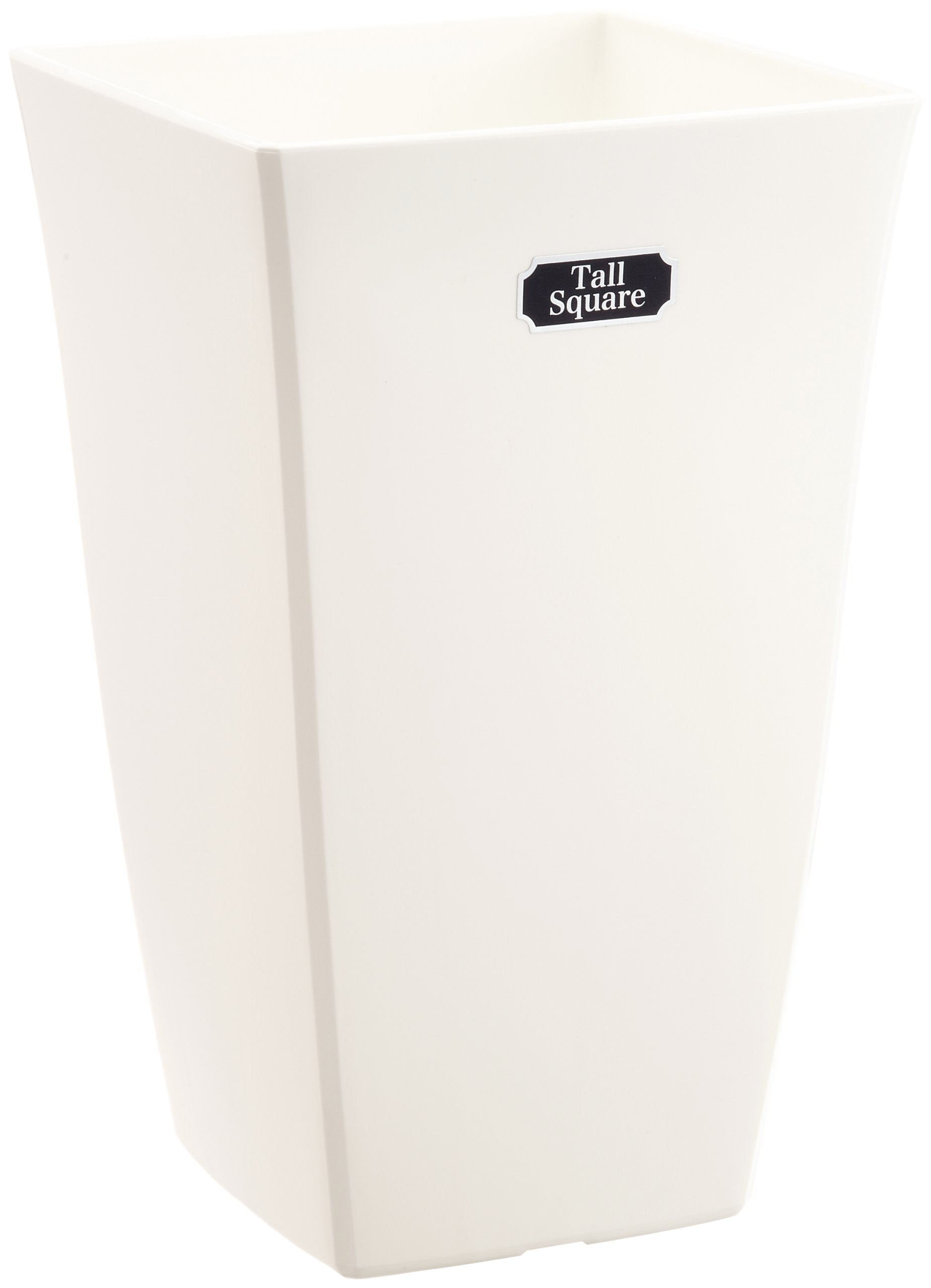 Amazon | aika(アイカ) トールスクエア 8号 ホワイト | 鉢