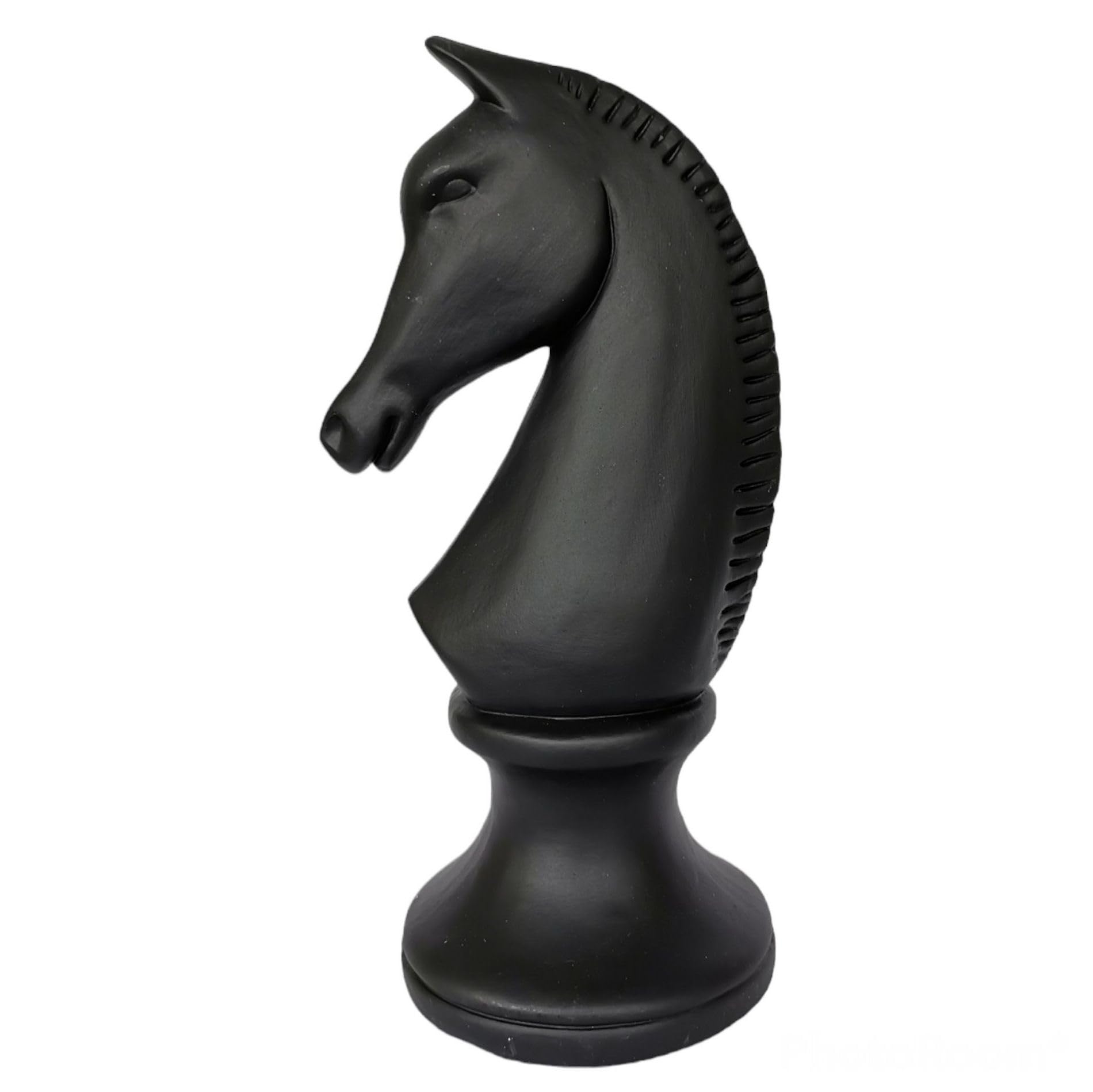 Goldbach XL Chess Figure Horse Black Springer Horse Head Horse