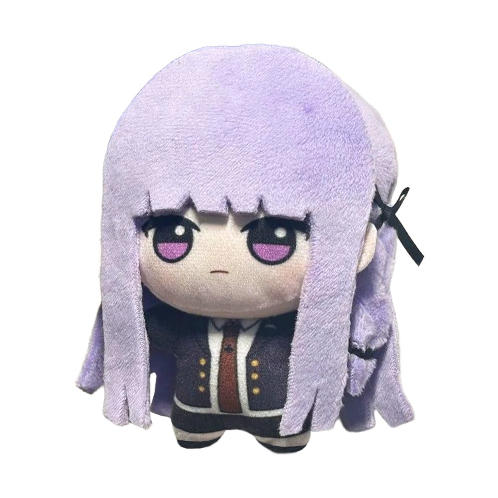 Anjinguang Nagito Komaeda Plush Figure Anime Enoshima Junko/Nanami Chiaki Plush Pendant 10CM Cute Stuffed Mini Pillow Cartoon Figurine Bag Accessories