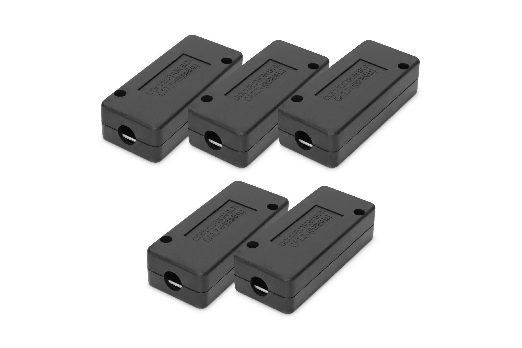 DIGITUS DN-93907-1 – LSA Verbindungsmodul Cat 7 – 5 Stück – Geschirmt – Cat7 LSA Schneidklemme – AWG 22 bis AWG 26 – Für Ethernetkabel, Netzwerkkabel, Verlegekabel, Installationskabel – Schwarz