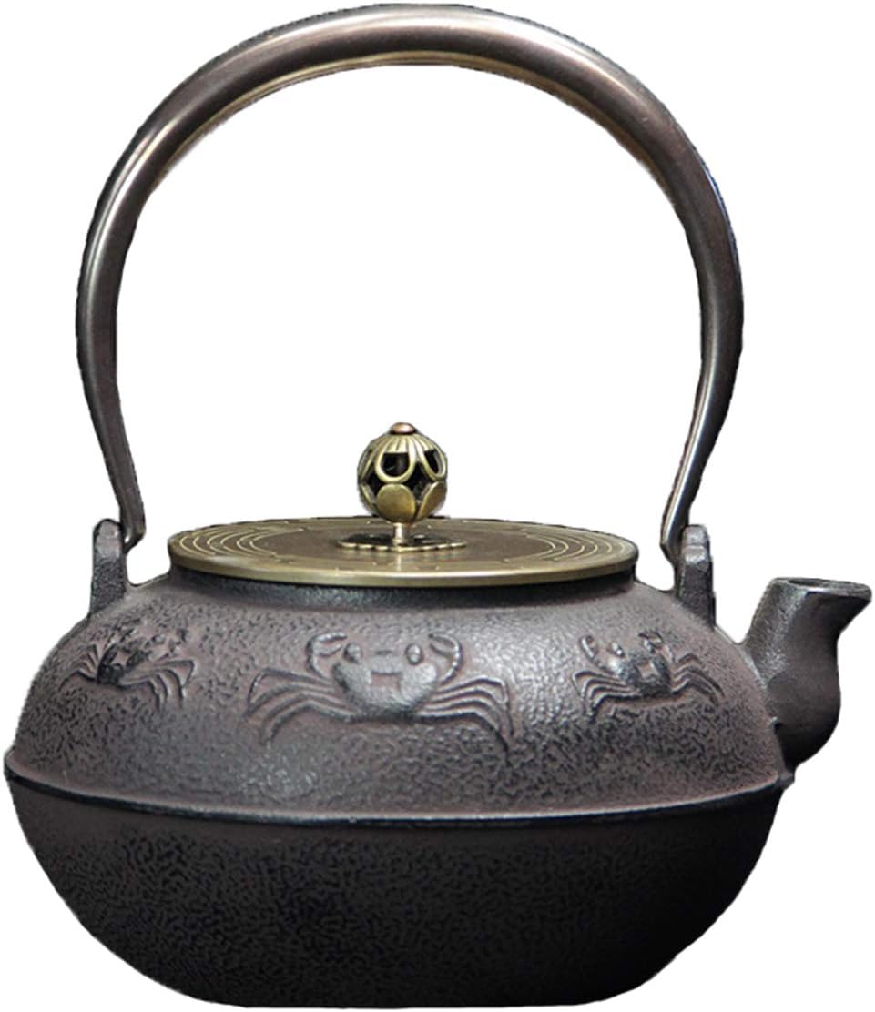 Bouilloire Théière Japonaise En Fonte Tetsubin Iwachu 600 Ml + 2 Tasses Assorties