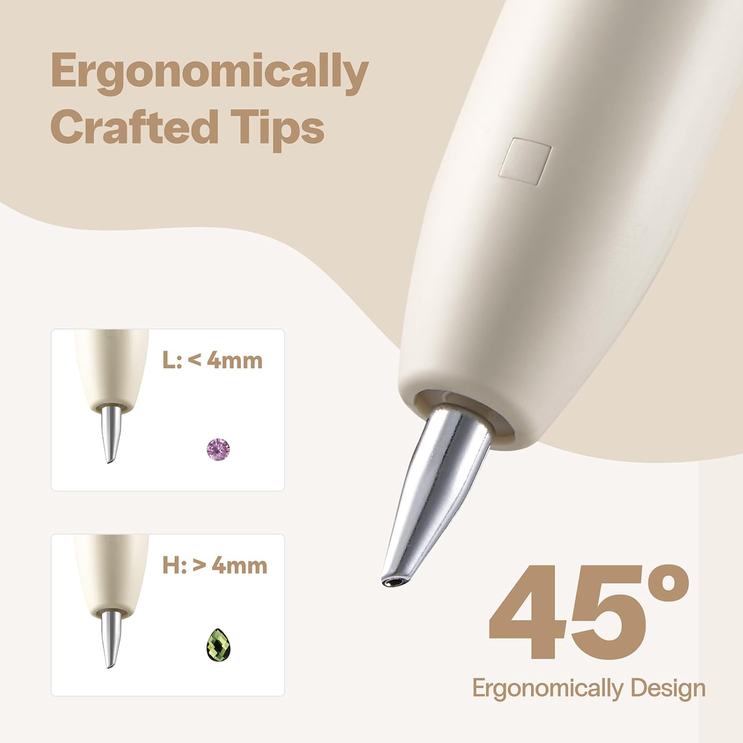 Electric Diamond Art Vacuum Pens, Diamond Art Kits for Adults, Cordless & Rechargeable Diamond Painting Pen, 2 Suction Levels, 3 Tips, No Wax Diamond Painting Accessories and Tools