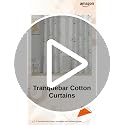 Image of Tranquebar Curtain Co. Cotton Curtains 7 Feet Long Set of 2, 60-65% Room Darkening, Yellow Butterfly & Floral Print, Door Curtains 7 Feet Set of 2, with Eyelet, Titli (213 cm) - Set of 2