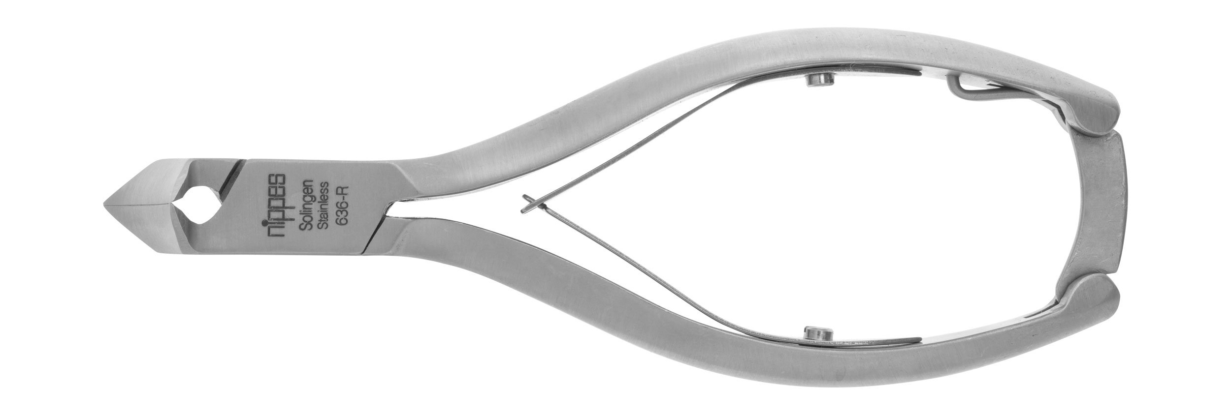 nippes Solingen Alicates de uñas para uñas fuertes, 14 cm, acero inoxidable, profesional, para el cuidado de los pies, color plateado, 1 unidad