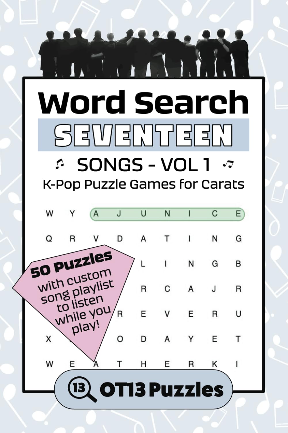 Word Search SEVENTEEN Songs - Vol 1: K-Pop Puzzle Games for Carats