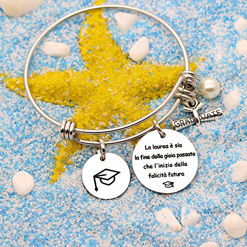Angelra Regali di Laurea Bracciale Donna