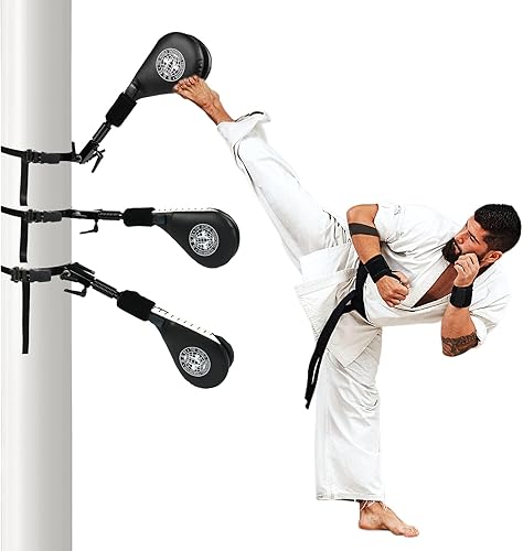 MODEREVE Taekwondo - Patadas de boxeo manos libres para artes marciales con soporte de montaje