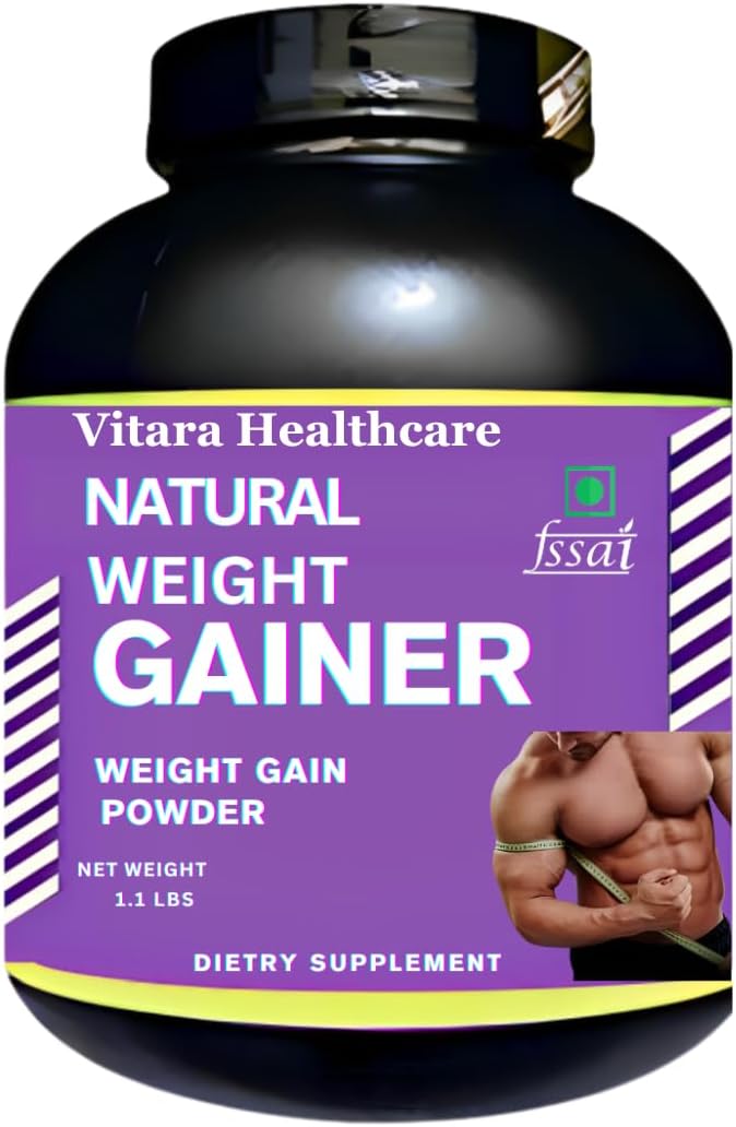 Natural Weight Gainer Powder | Ayurvedic Weight Gainer Supplement Powder for Men and Women - Increase Stamina