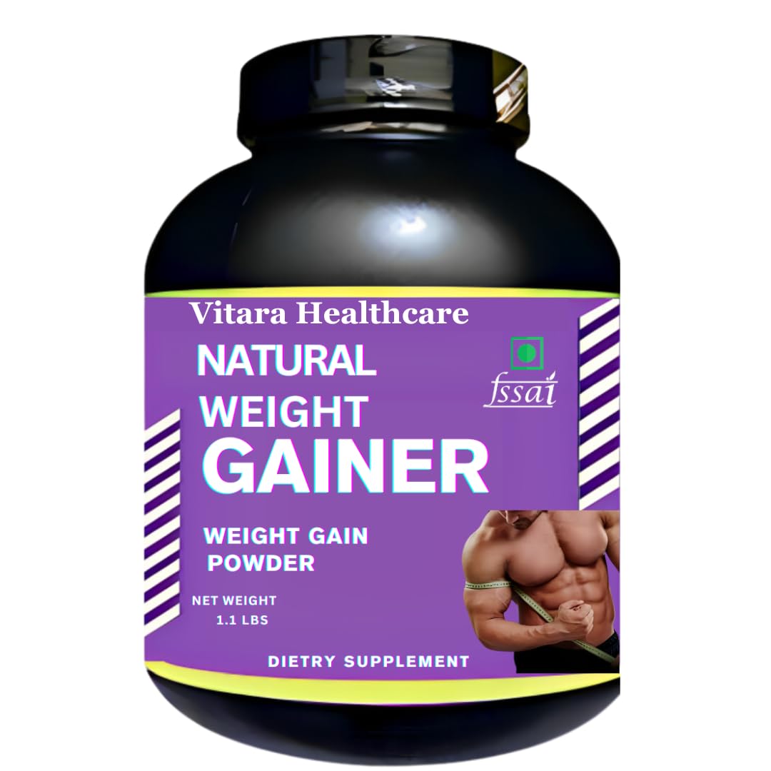 Natural Weight Gainer Powder | Ayurvedic Weight Gainer Supplement Powder for Men and Women - Increase Stamina