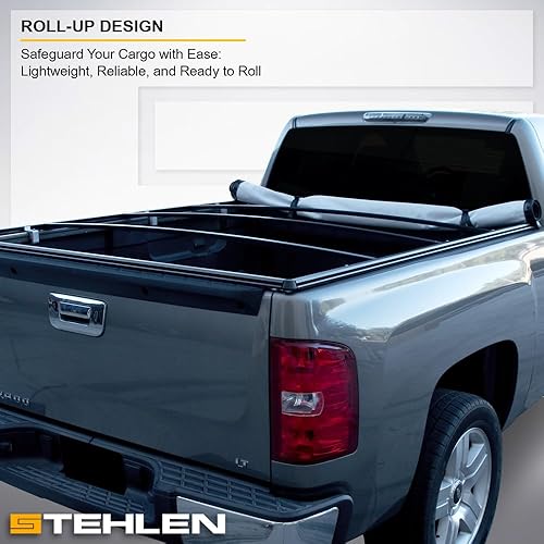 Miniatura 5 de Stehlen 714937188600 Compatible con Toyota Tacoma 2016-2023 Cubierta tonneau oculta de 6 pies (72 pulgadas) de largo - Negro