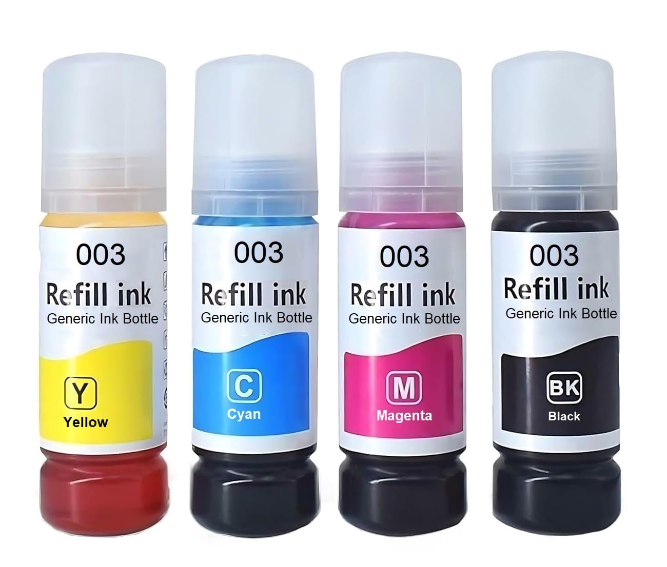 See full amazon price history chart for KOSH 003 Black Refill Ink for Epson L3110, L3150, L3250, L3252 L3115, L3116, L3101, L3210, L3215, L3216, L3151, L3152, L3156, L5190 Printer Black, Cyan, Magenta & Yellow (Pack of 4) KOSH 003 Black Refill Ink for Epson L3110, L3150, L3250, L3252 L3115, L3116, L3101, L3210, L3215, L3216, L3151, L3152, L3156, L5190 Printer Black, Cyan, Magenta & Yellow (Pack of 4) (B0D1GKXQVX) Amazon Price History, Amazon Price Tracker