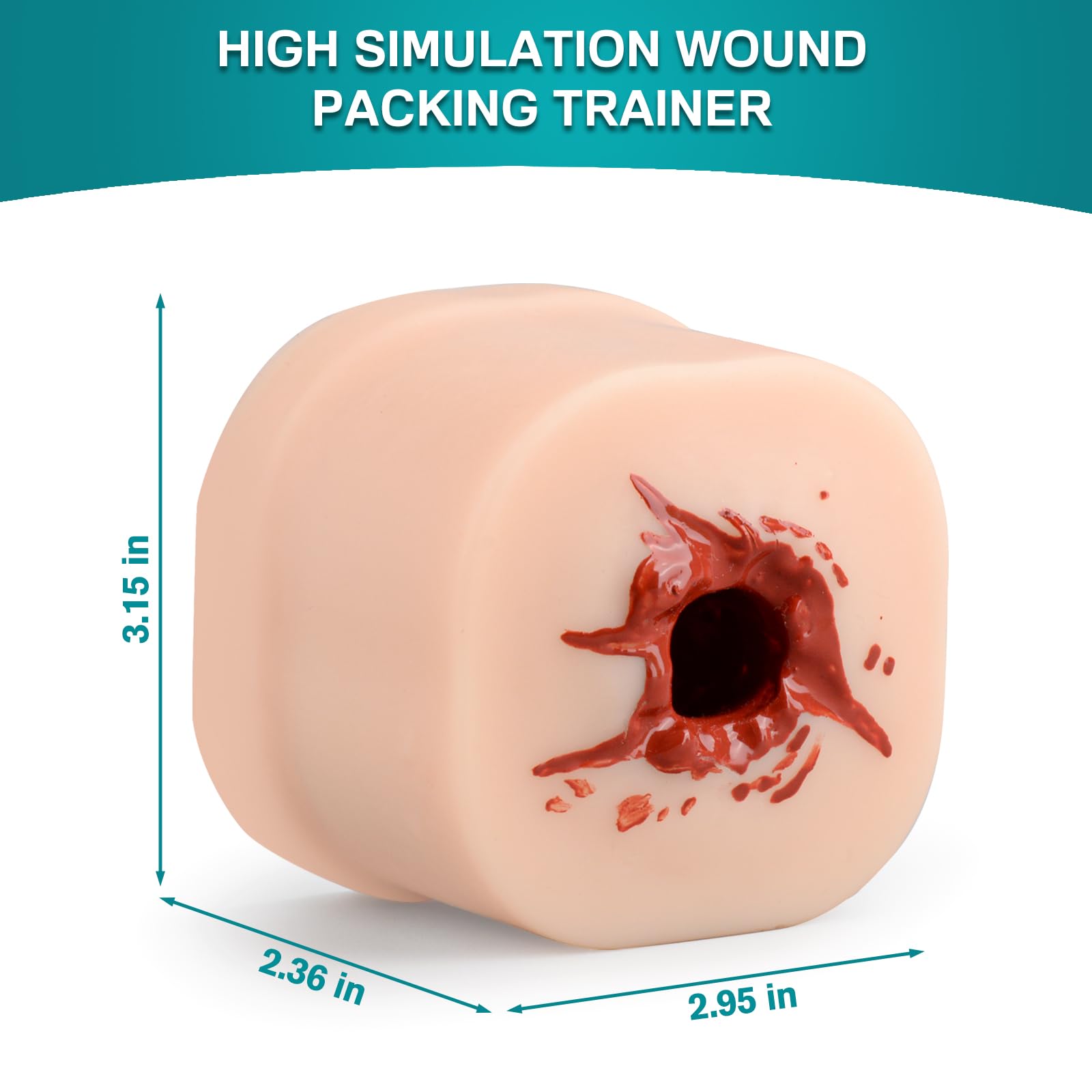 Medarchitect Wound Packing Task Trainer, Bleed Control Tourniquet Trainer, Basic Wound Packing Trainer do edukacji medycznej