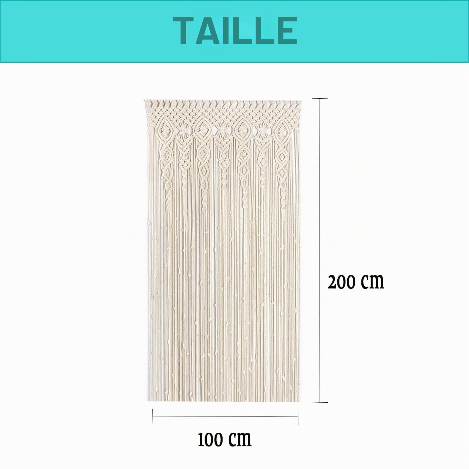 Rideaux bohème en macramé, tapisserie tissée, rideaux de fenêtre, rideau de mariage, tapisserie murale, décoration murale tissée pour salon, chambre à coucher, fête de mariage (A)