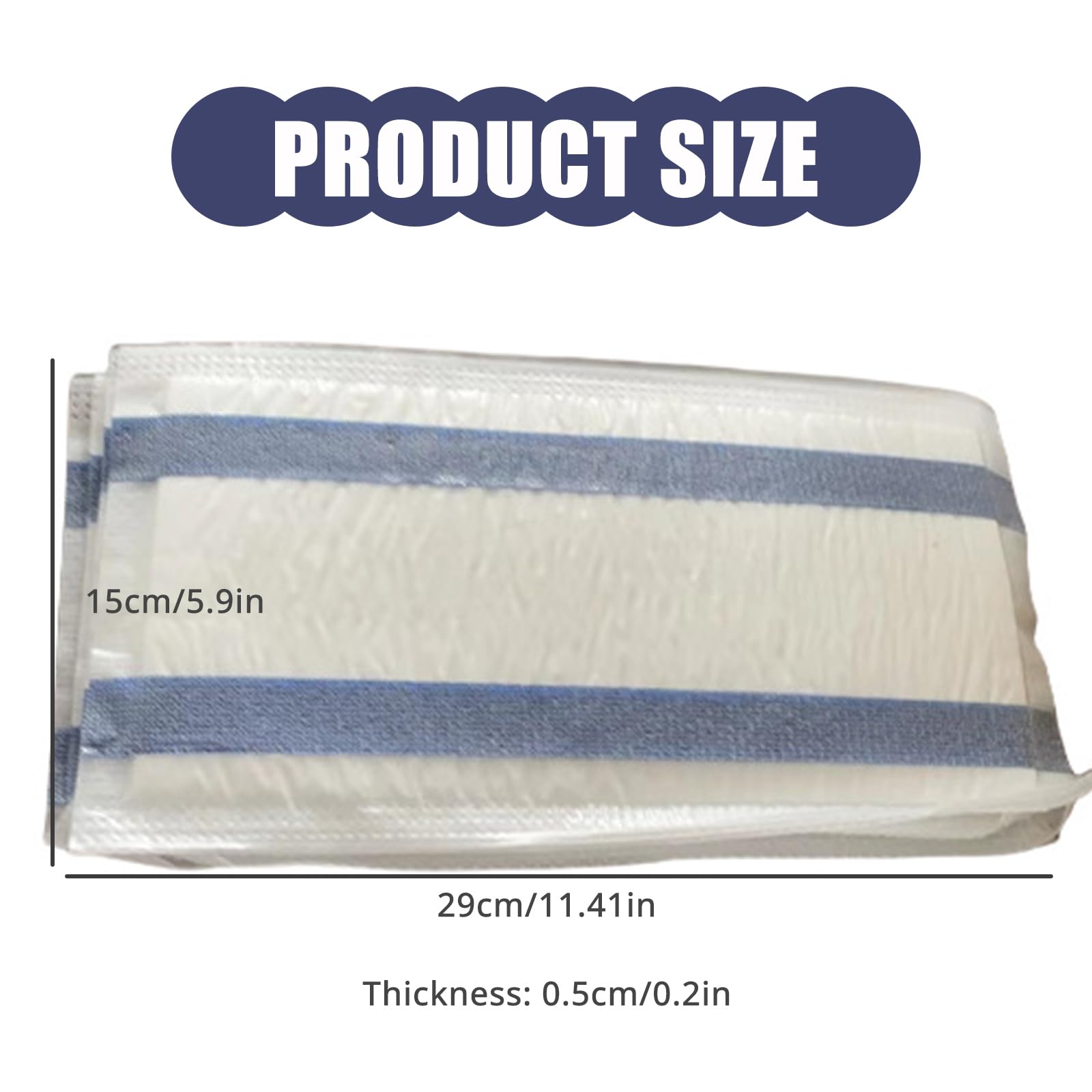 Singolo Usato Filati di Cotone Mop Pad 50 Parti Per Vari Assorbimento Acqua E Rimuovere Lo Sporco Efficace Salviette Curve