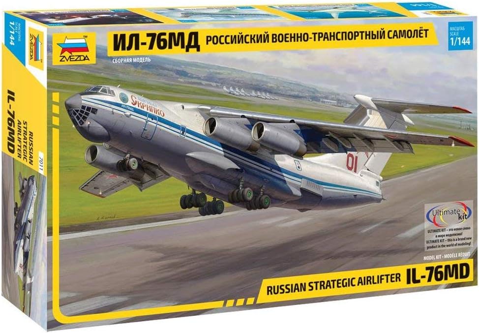 7011 - Russian Strategic Airlifter IL-76MD - Plastic Model Kit Scale 1/144 Lenght 12.5"/ 32 cm 207 Details