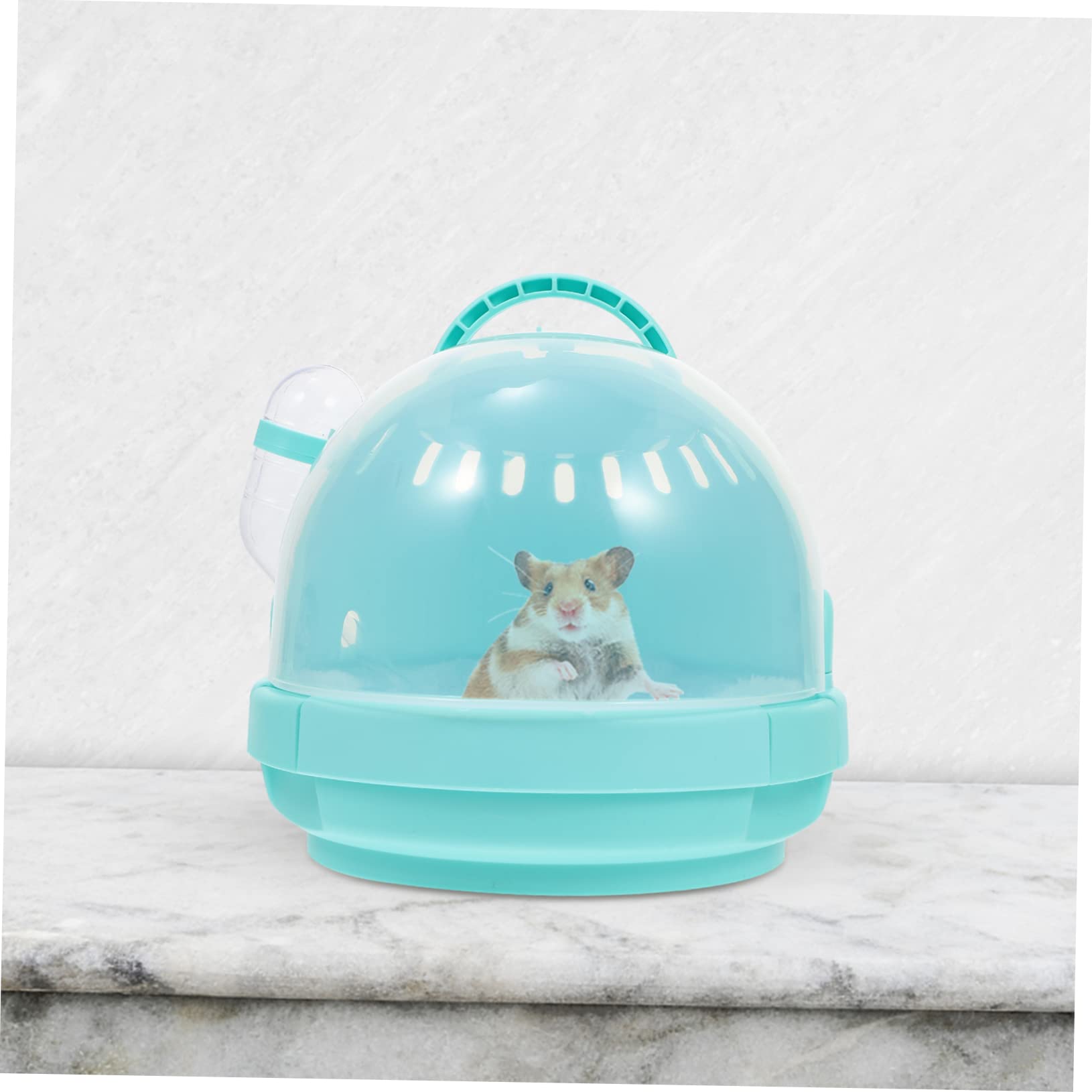 Agatige Hamster Transportbox – Tragbarer Käfig Mit Wasserflasche Für Kleintiere