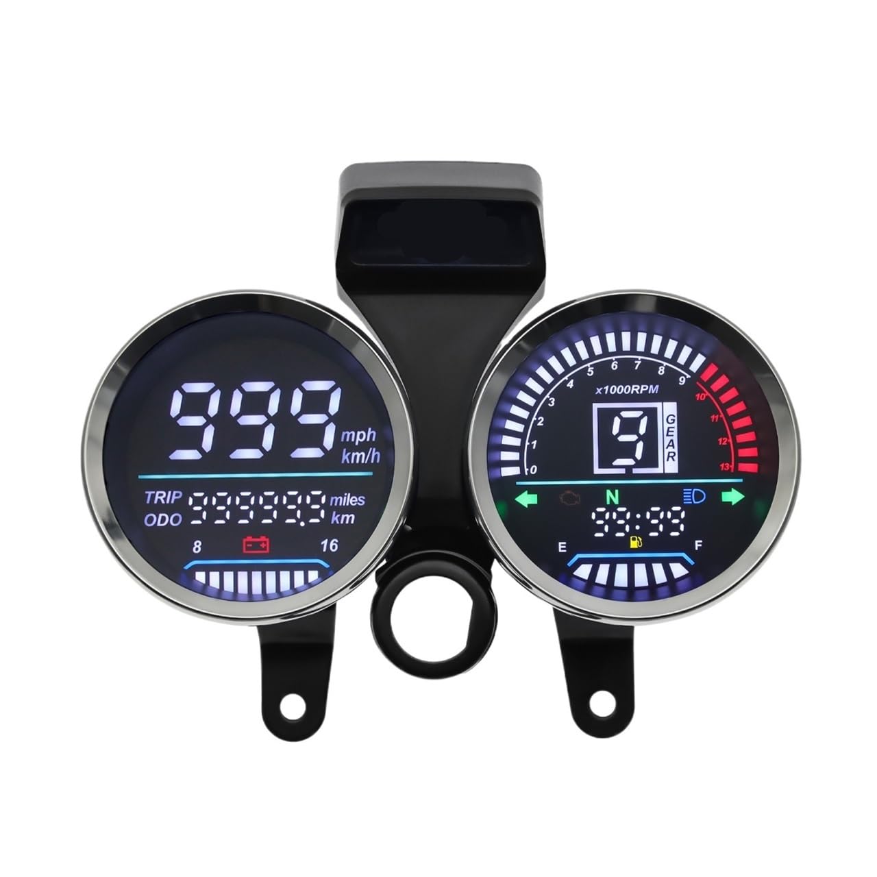 Contachilometri universale Per Suzuki GN125, strumentazione per moto, tachimetro digitale, cruscotto, contagiri, contachilometri, pannello indicatori