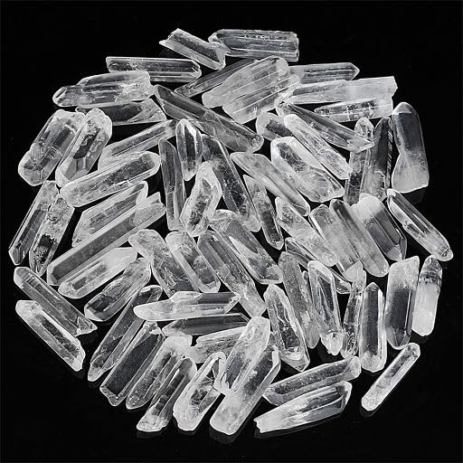 YATOJUZI 1LB Clear Quartz Crystal Points