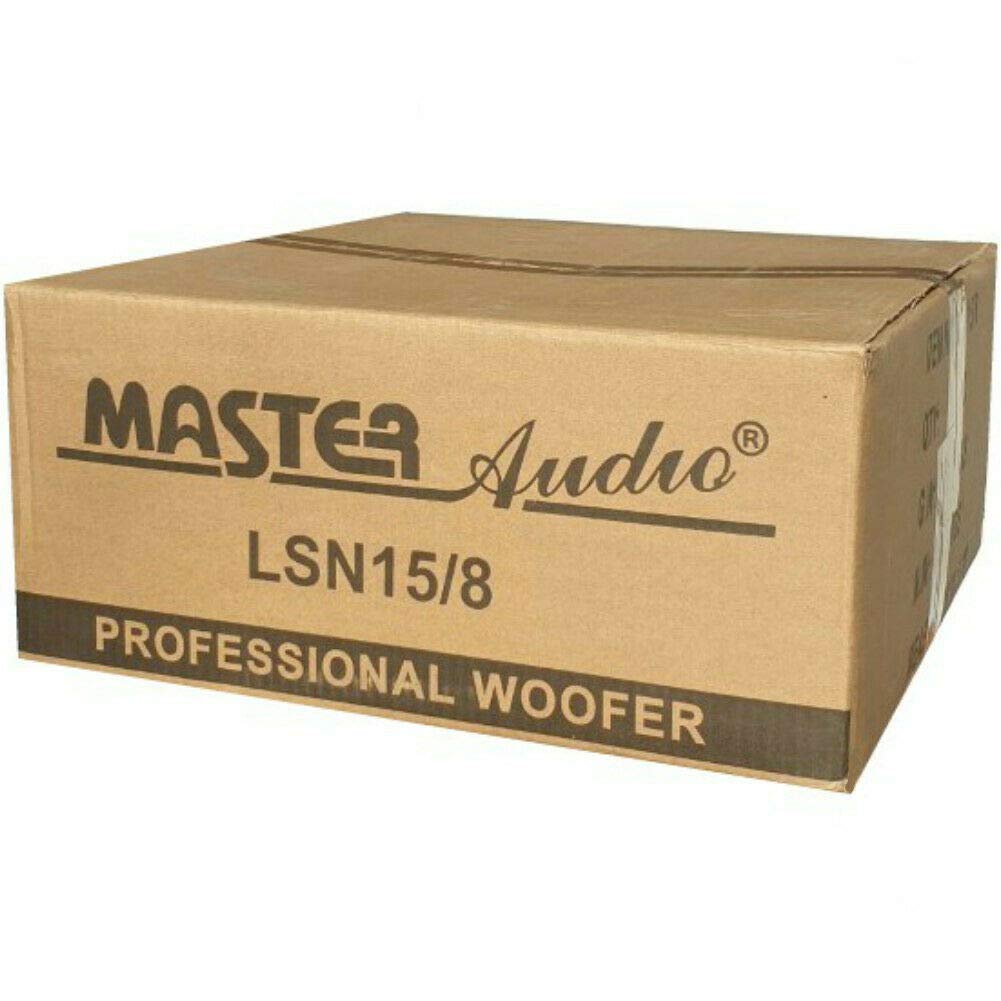 MASTER AUDIO 1 subwoofer LSN15/8 altoparlante 38,00 cm 380 mm 15" 600 watt rms 1200 watt max impedenza 8 ohm casa party sensibilità 97 db, 1 pezzo