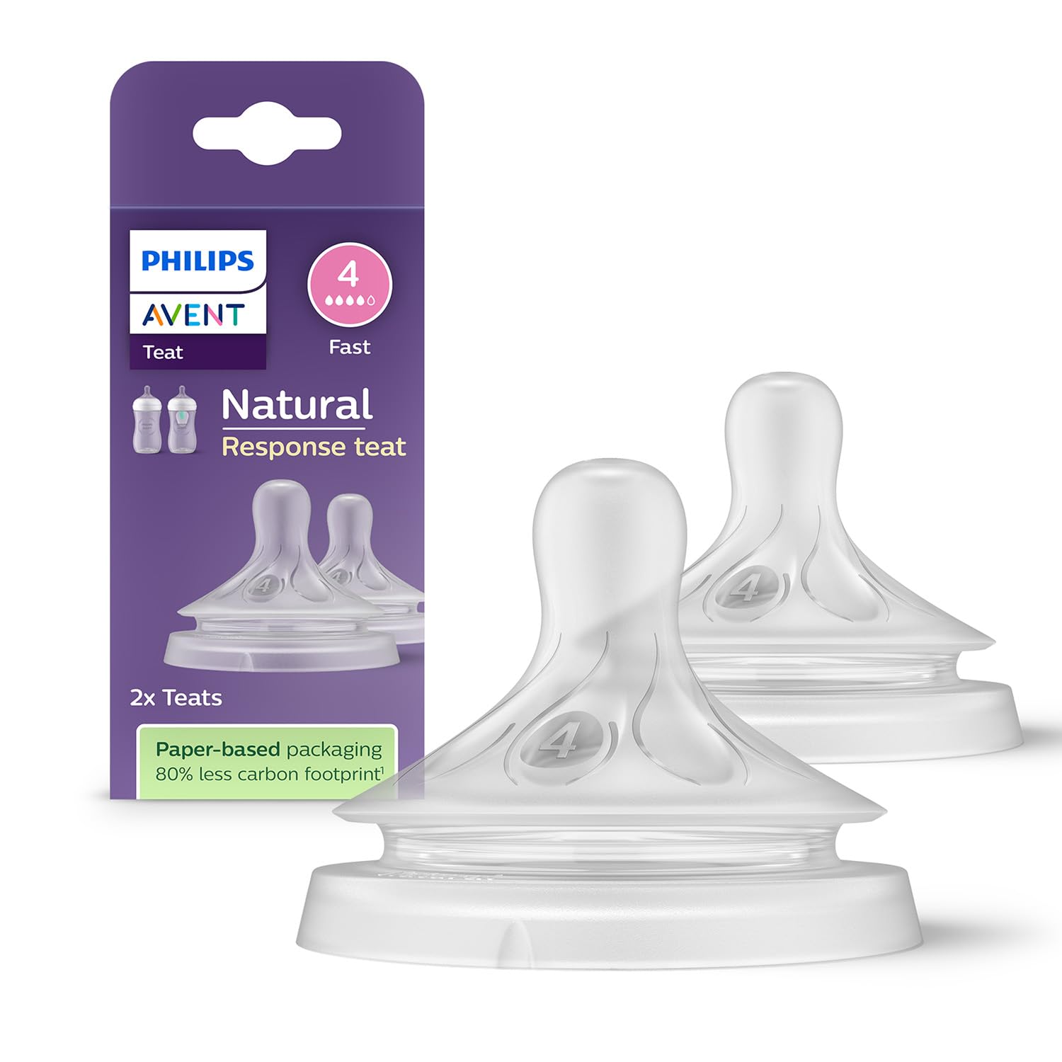 Philips Avent SCY964/02 Natural Response Teats, 3m+ Twin Pack-image-29