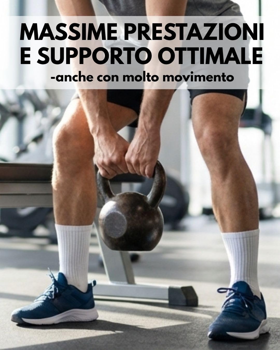 sockenkauf24 Calze Sportive Uomo Calzini Tennis 6 Paia Spugna Rinforzati Crew Socks
