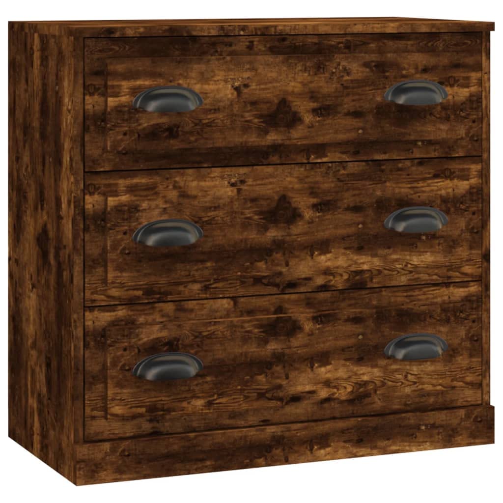Credenza in legno e metallo, 70 x 35,5 x 67,5 cm, design moderno con ampio spazio di archiviazione, corridoio, cucina, camera da letto, soggiorno