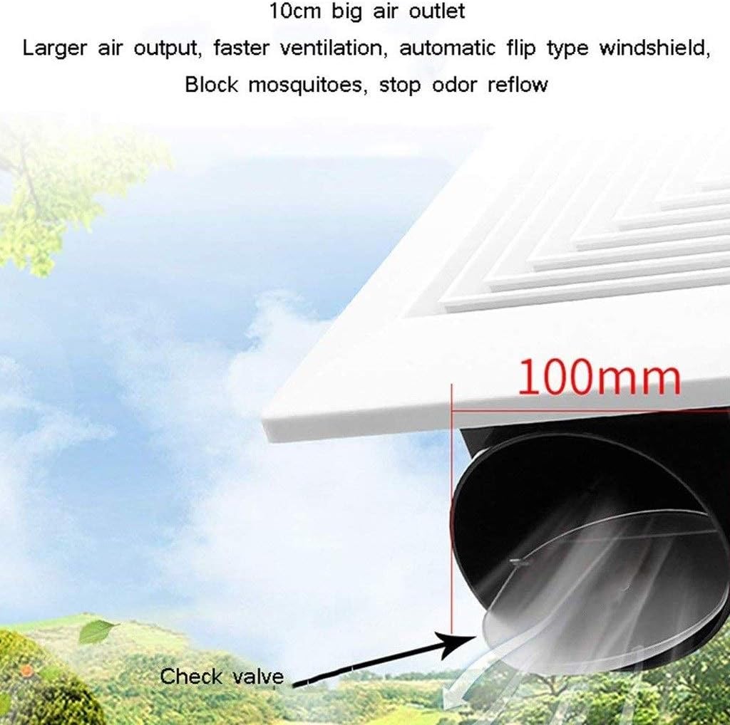 Ventilation Fan Noise Glass Window Type Ventilation Fan Exhaust Powerful Silent Bathroom Kitchen Rated Speed