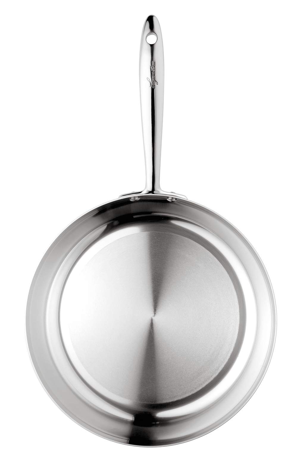 Lagostina Accademia Lagofusion Salsiera Manico Lungo con Coperchio, Acciaio Inox 18/10 Ø 16 cm, Pentola Induzione, Gas e Forno, Finitura Lucida Esterna e Satinata Interna, Fondo 5 Strati