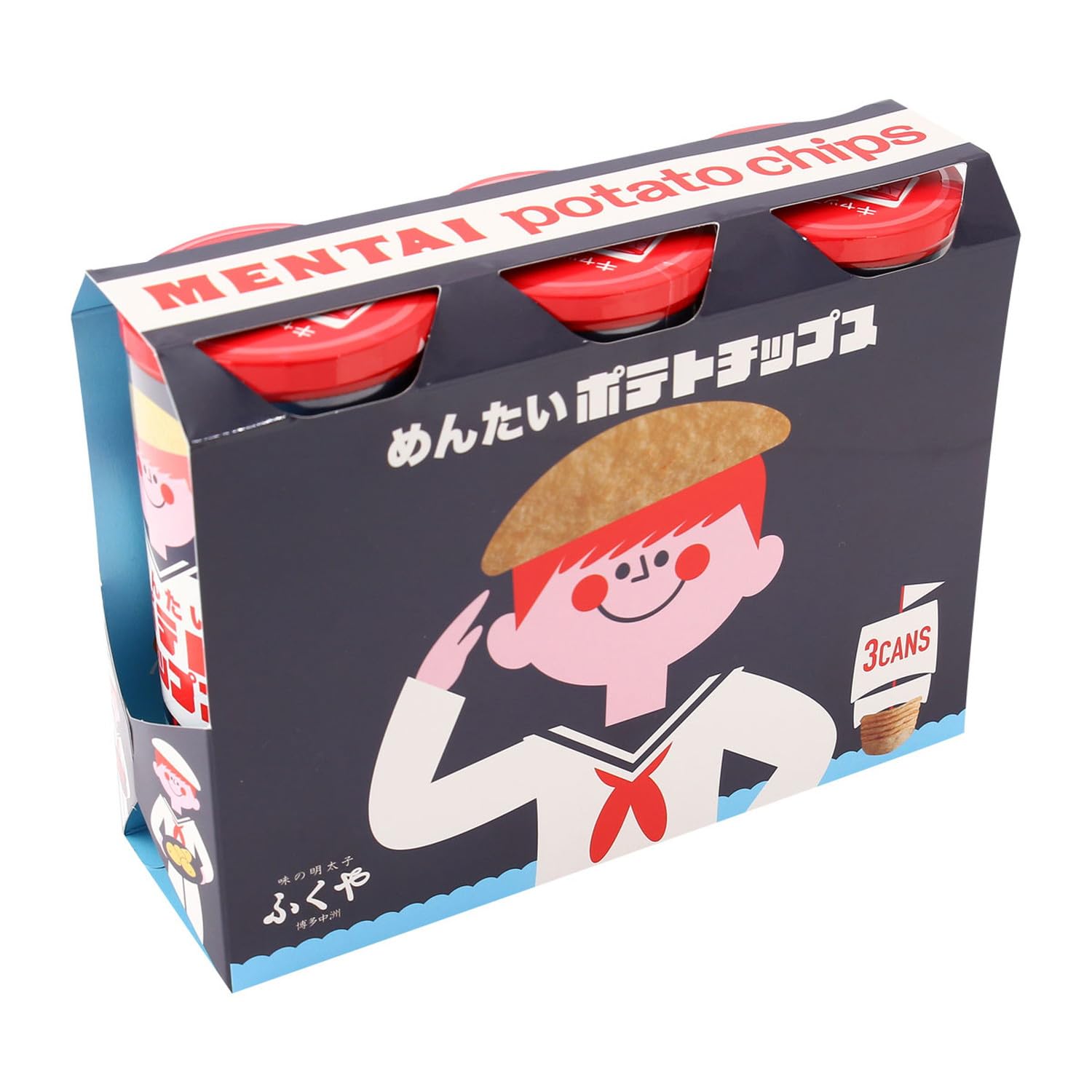 ふくや めんたいポテトチップス 博多 九州 お土産 おやつ おつまみ ブルボン