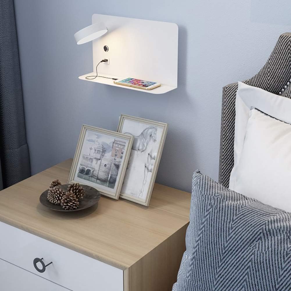 Blасk Frіdау - 80% оƒƒ CCSUN Reading Wall Sconce with USB Port Charging, Creative Shelf Bedside Lamp Adjustable Wall Lamp with Switch 12w 780-900lm-white 12.5 Inch Tесh Dеаlѕ 🔥 CCSUN Reading Wall Sconce with USB Port Charging, Creative Shelf Bedside Lamp Adjustable Wall Lamp with Switch 12w 780-900lm-white 12.5 Inch