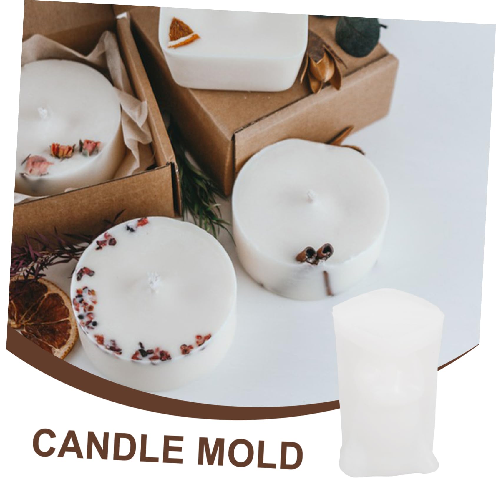 ARTIBETTER 2 Pezzi Stampo Per Candele Profumate Muffa Lavanda Profumato Aromaterapia Forniture Fatte a Mano Stampo Artigianale Fai Da Te Gel Di Silice