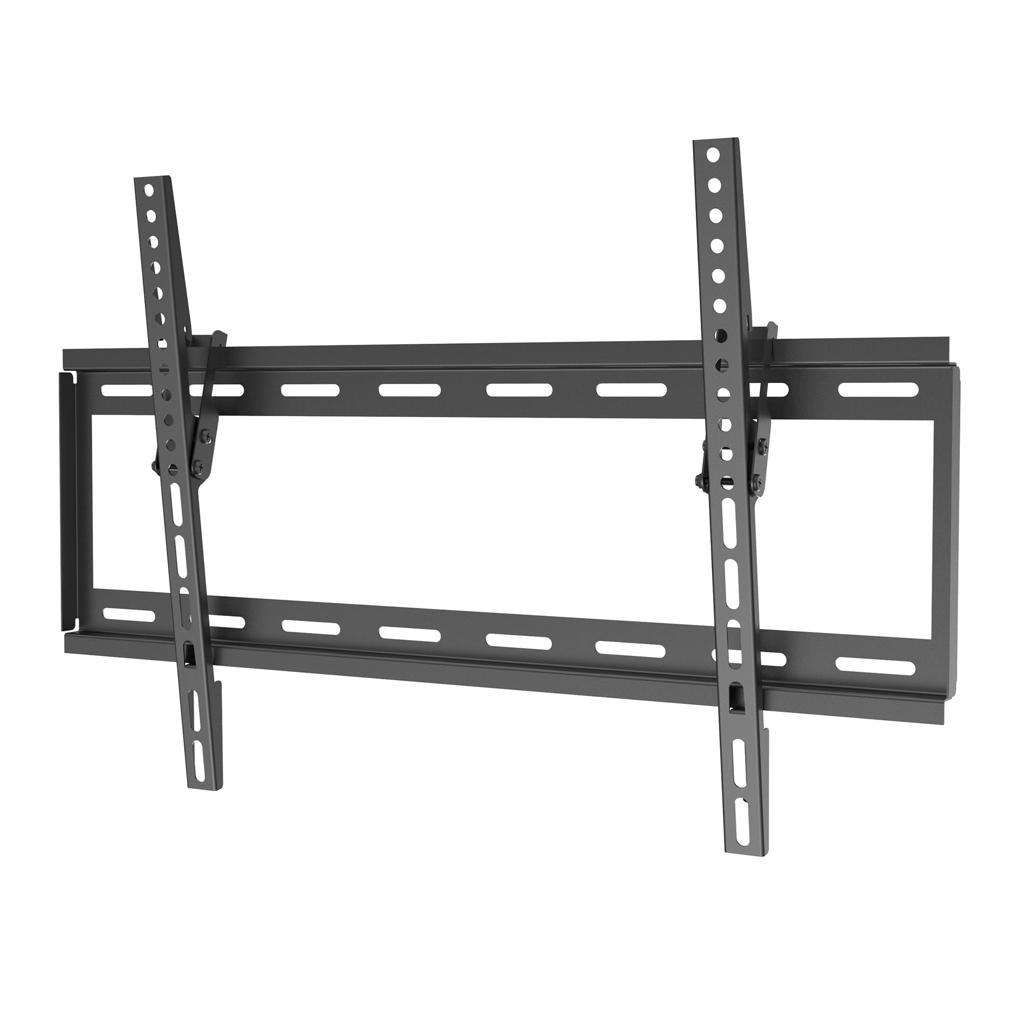 SLx TV Wall Bracket Tilt Slim for 37 to 80 Inch, Ultra Low Profile 25mm, Max VESA 600 x 400, 50kg Heavy Duty Tilting Flat Screen Wall Mount for LED LCD TVs with Built In Spirit Level & Wall Fixing Kit