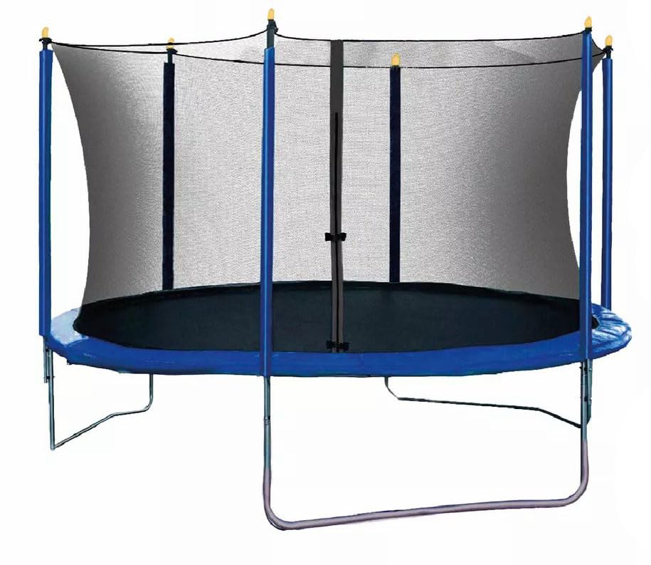 Trampolines, Sports YEI Brincolín para Niños, Trampolín de 8 Pies, 2.43 Metros, Red Seguridad Resortes Reforzados Galvanizados, Postes Protegidos Acolchados Cubiertos de Espuma...