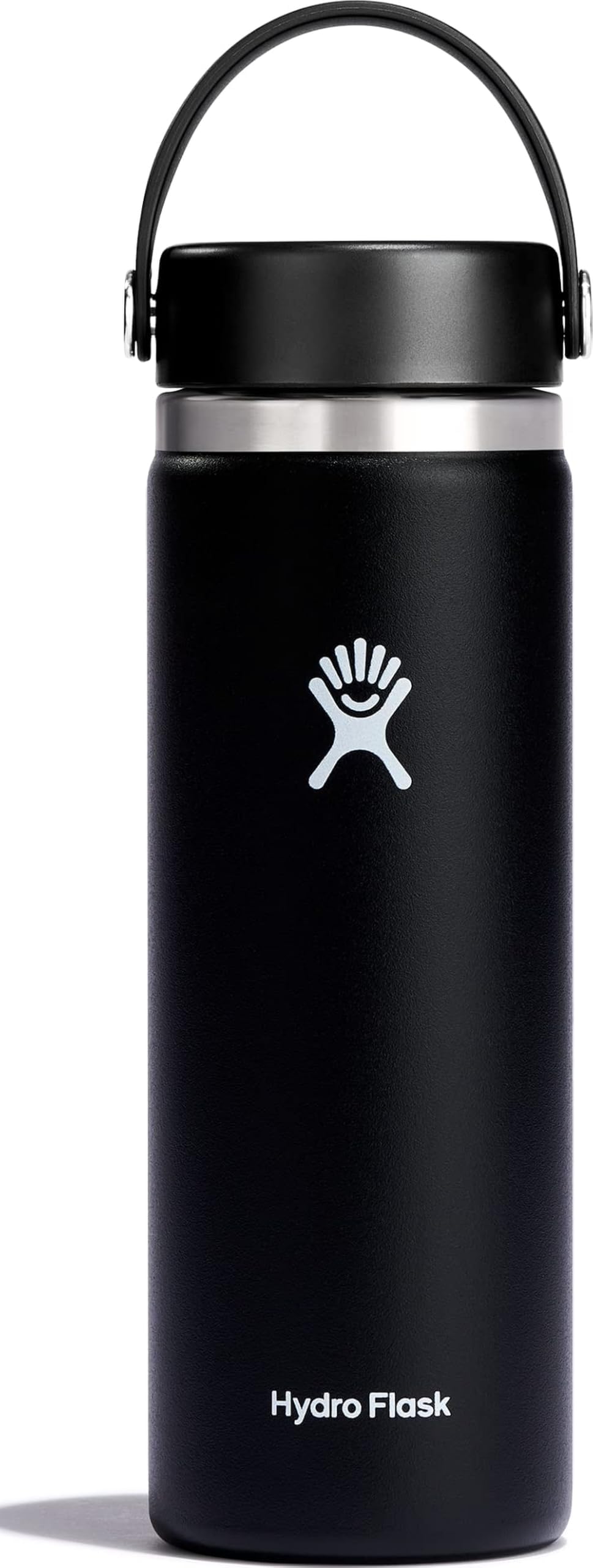 Hydro Flask Water Bottle - Insulated Stainless Steel - Wide Mouth Flex Lid, Non Spill, Leakproof and Refillable in 20 Oz