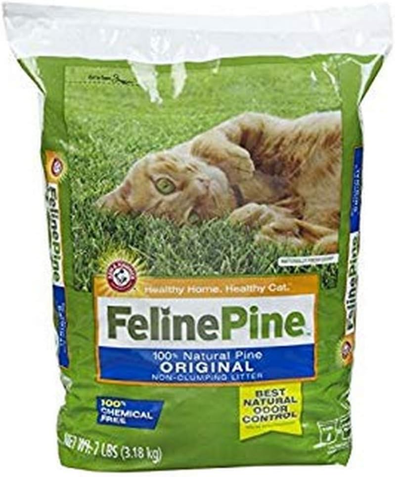 Feline PineOriginal Cat Litter, 7-Pound Bags