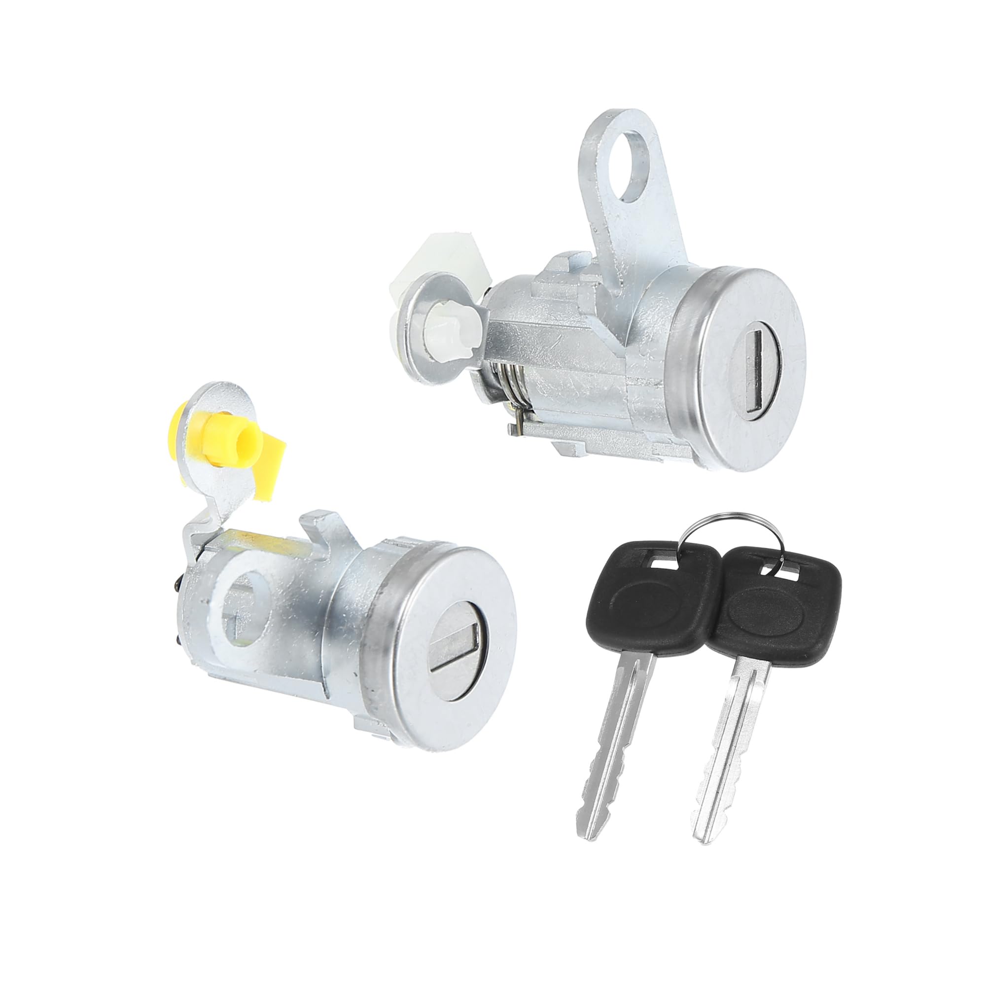 RATCHROLL 1 Pair Door Lock Cylinder Set Kit with 2 Keys for Toyota Tacoma 1995-2004 DL-107 DL108R Front Side Door Lock Set Tumbler with Key 6905135070 6905235070 LH RH Replacement Car Parts