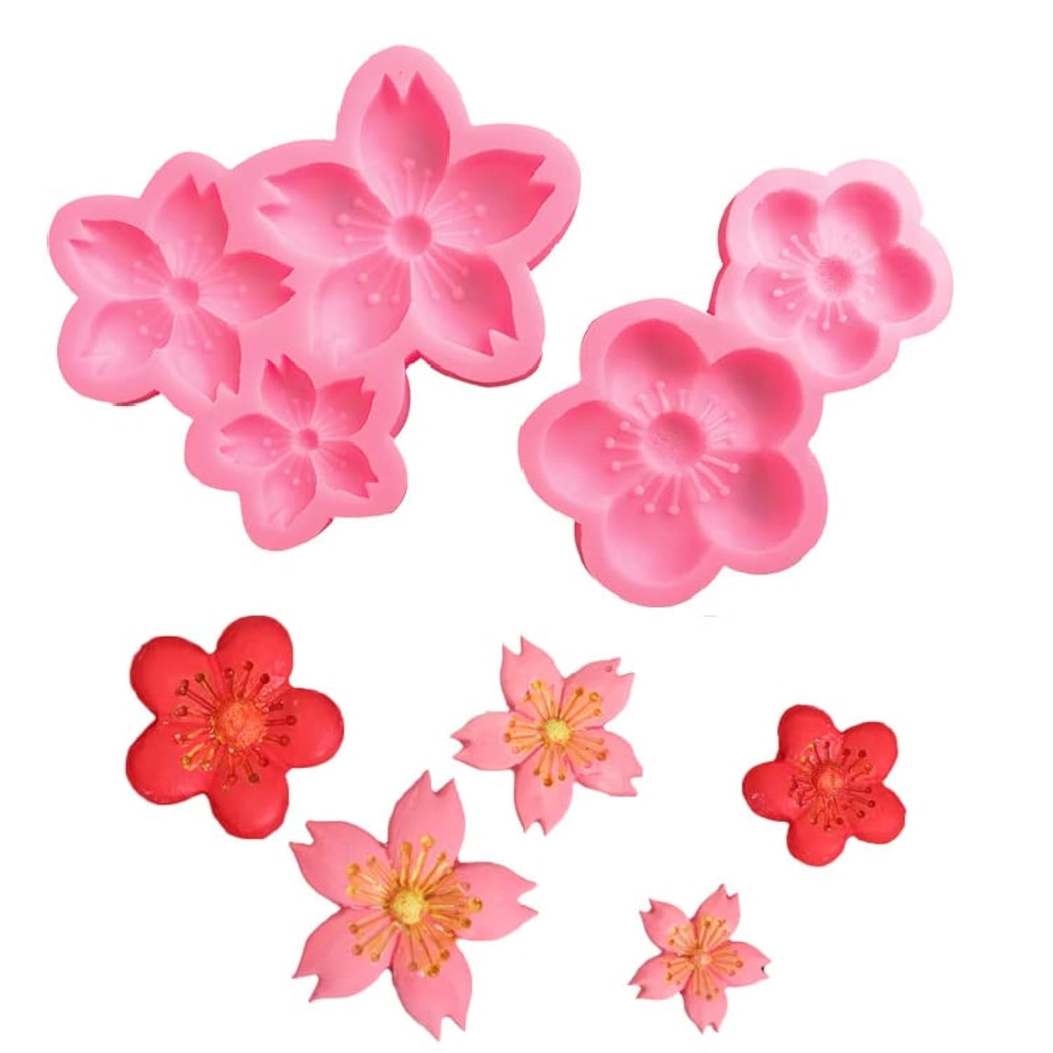 DUBENS Sakura Moule En Silicone En Forme De Fleur De Cerisier